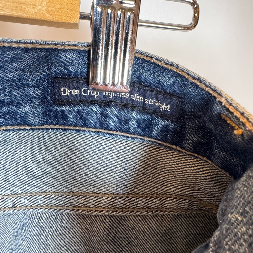 Citizens Of Humanity Premium Vintage Dree Crop High-Rise Slim Straight Jeans 29 - Picture 12 of 15